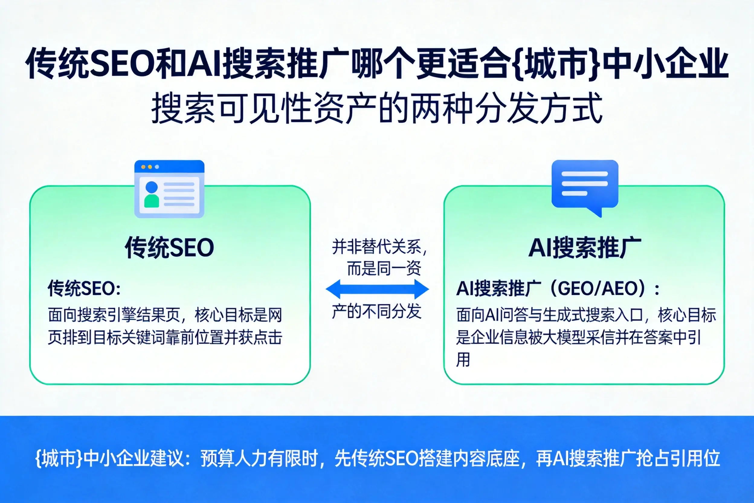 传统SEO和AI搜索推广哪个更适合肇庆中小企业