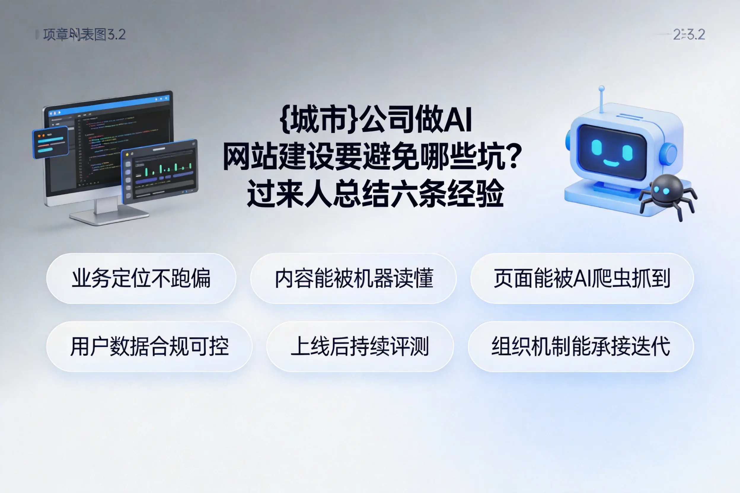 肇庆公司做AI网站建设要避免哪些坑?过来人总结六条经验
