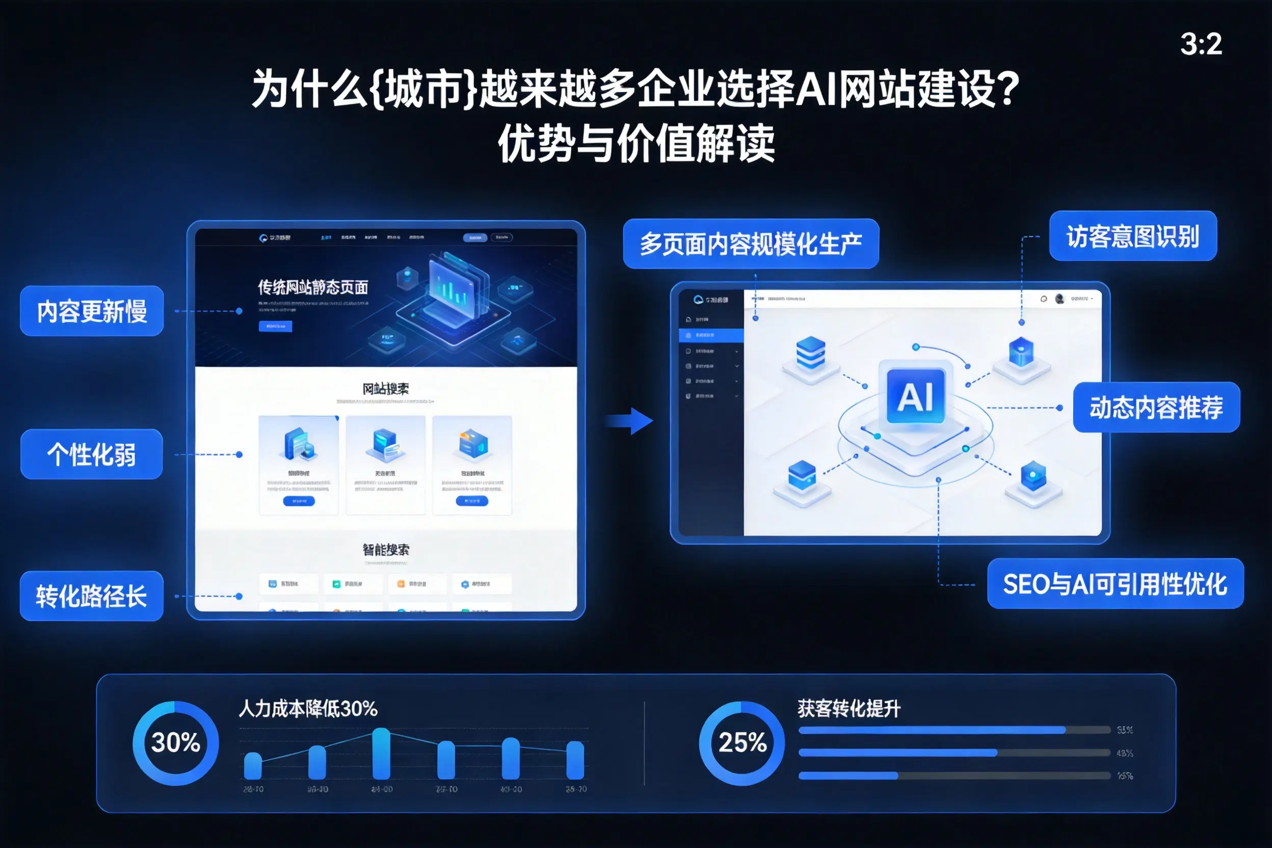为什么肇庆越来越多企业选择AI网站建设?优势与价值解读