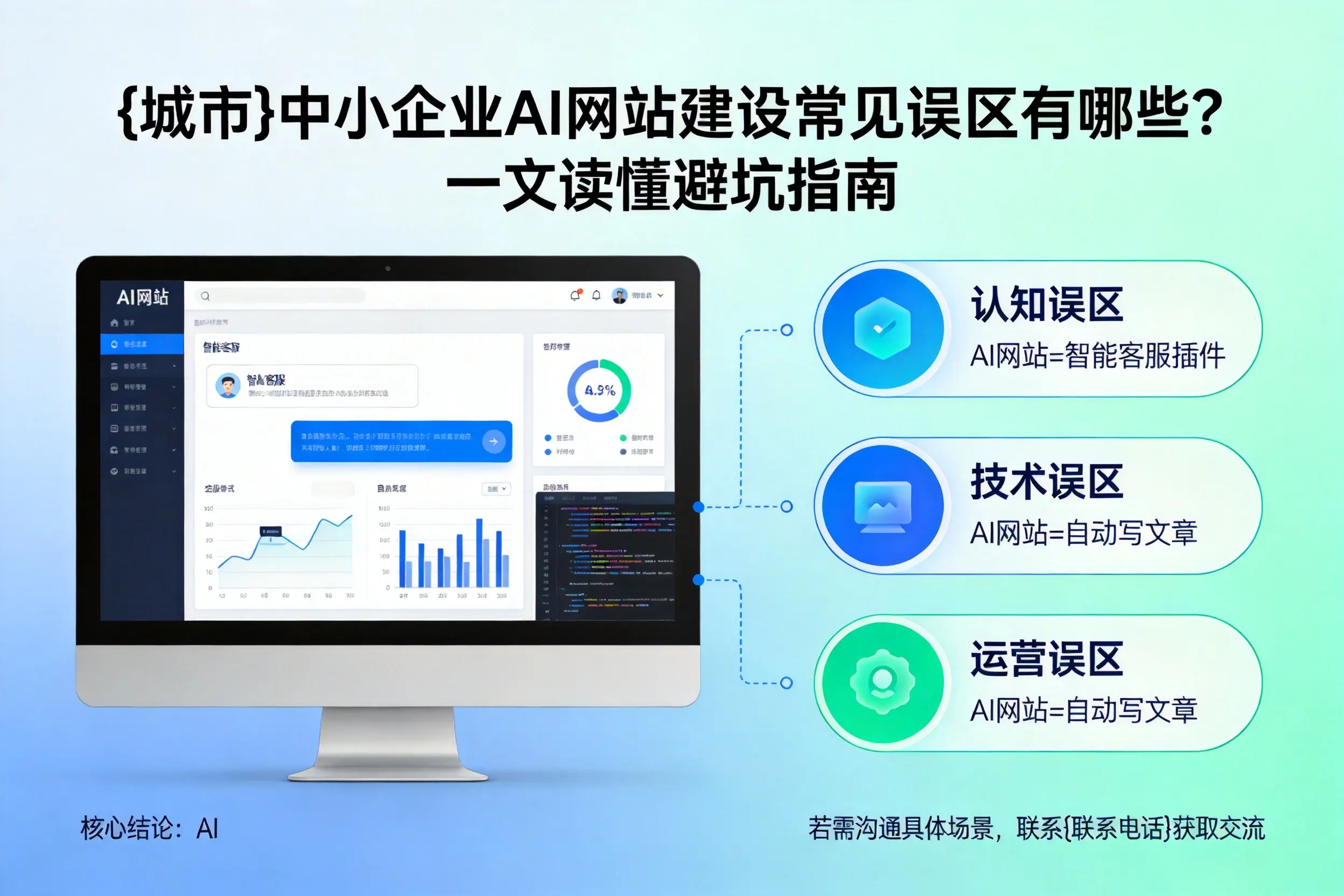 肇庆中小企业AI网站建设常见误区有哪些?一文读懂避坑指南
