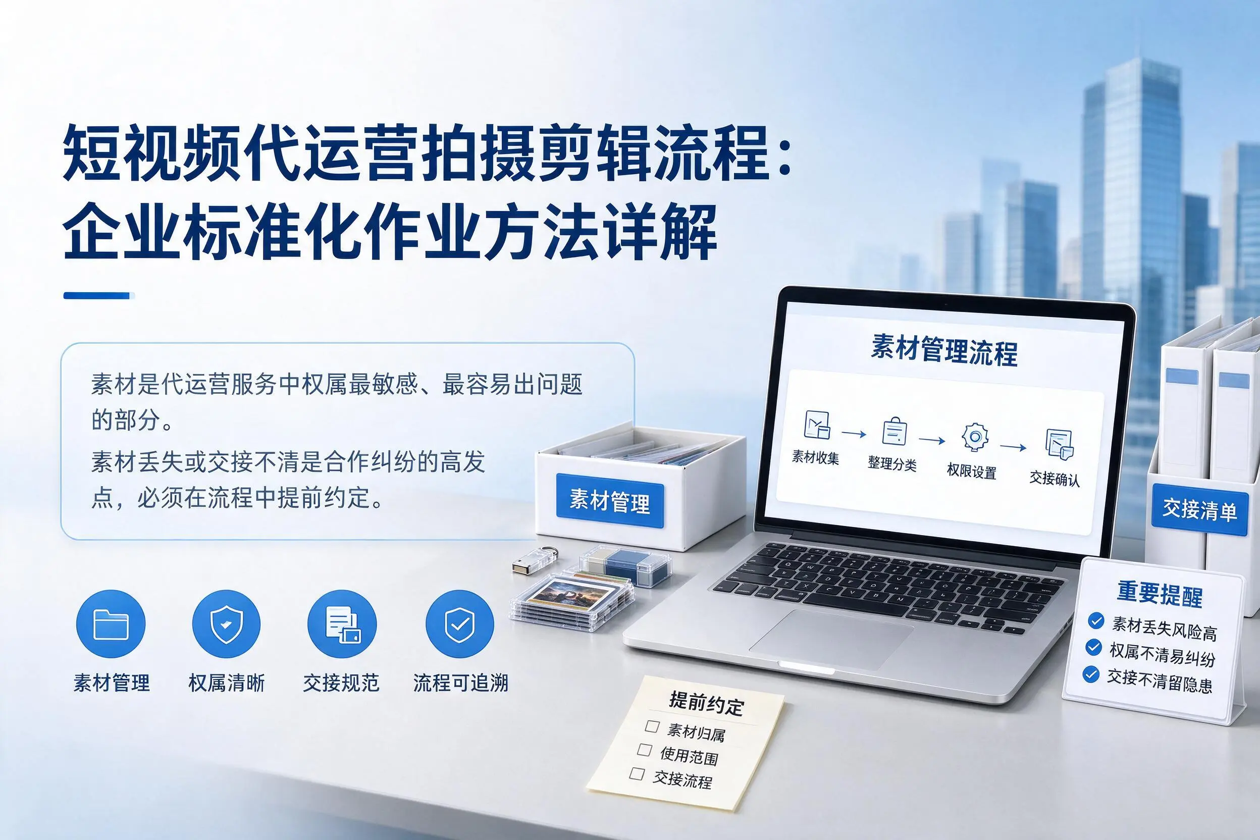 短视频代运营拍摄剪辑流程:肇庆企业标准化作业方法详解