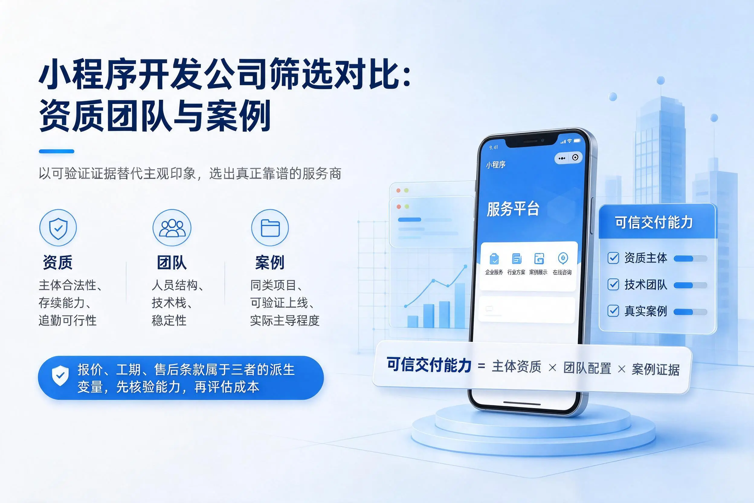 肇庆小程序开发公司筛选对比:资质团队与案例