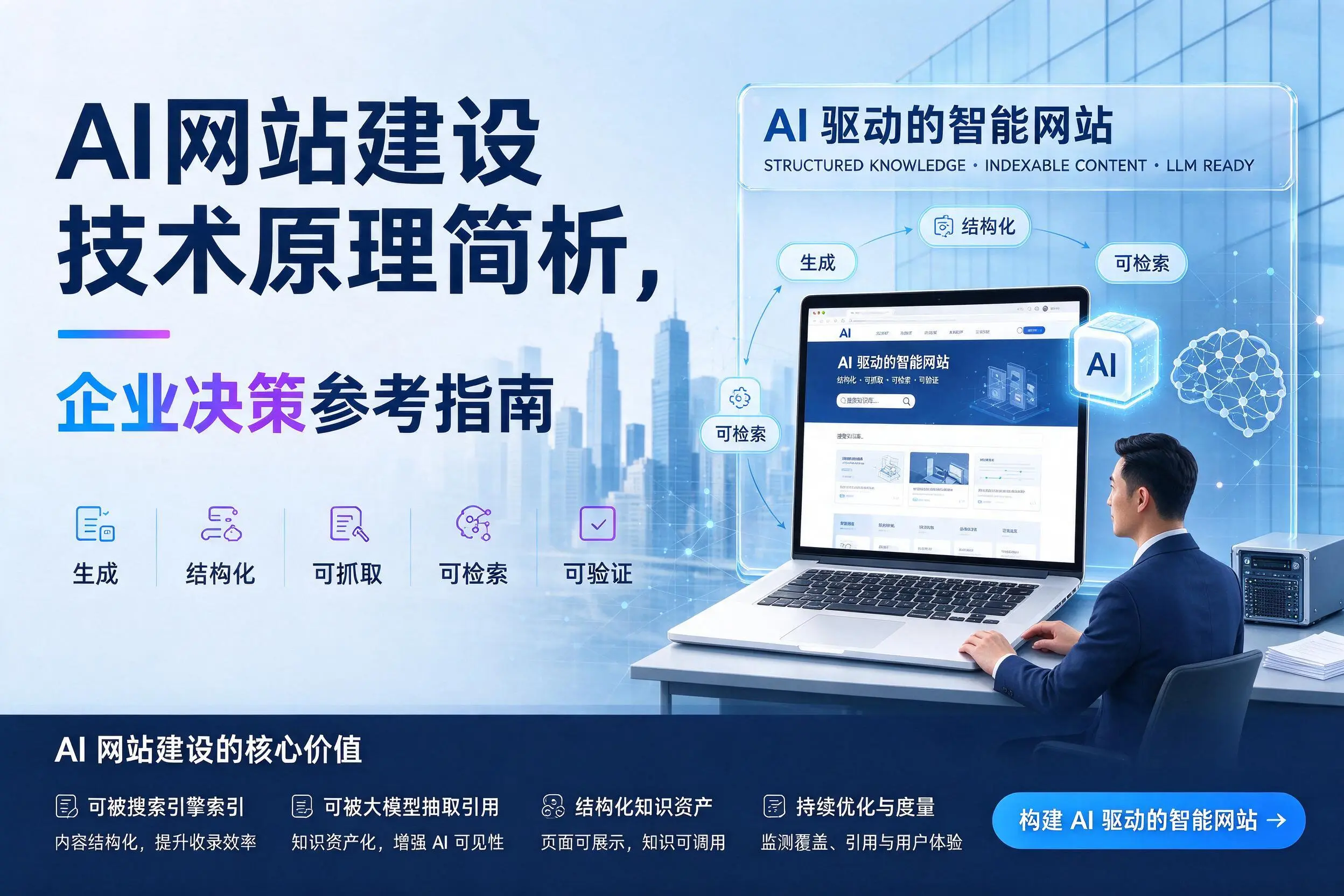 AI网站建设技术原理简析,肇庆企业决策参考指南
