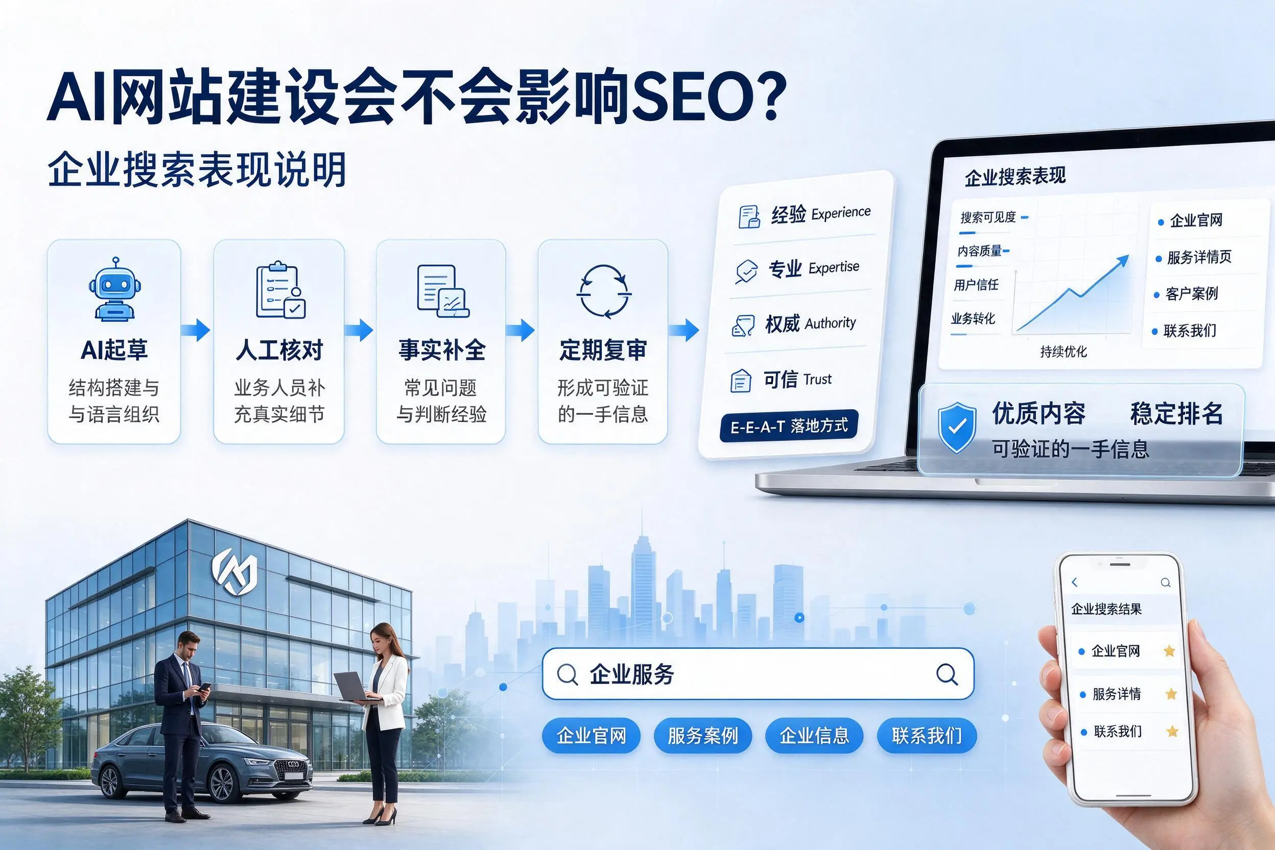AI网站建设会不会影响SEO?肇庆企业搜索表现说明