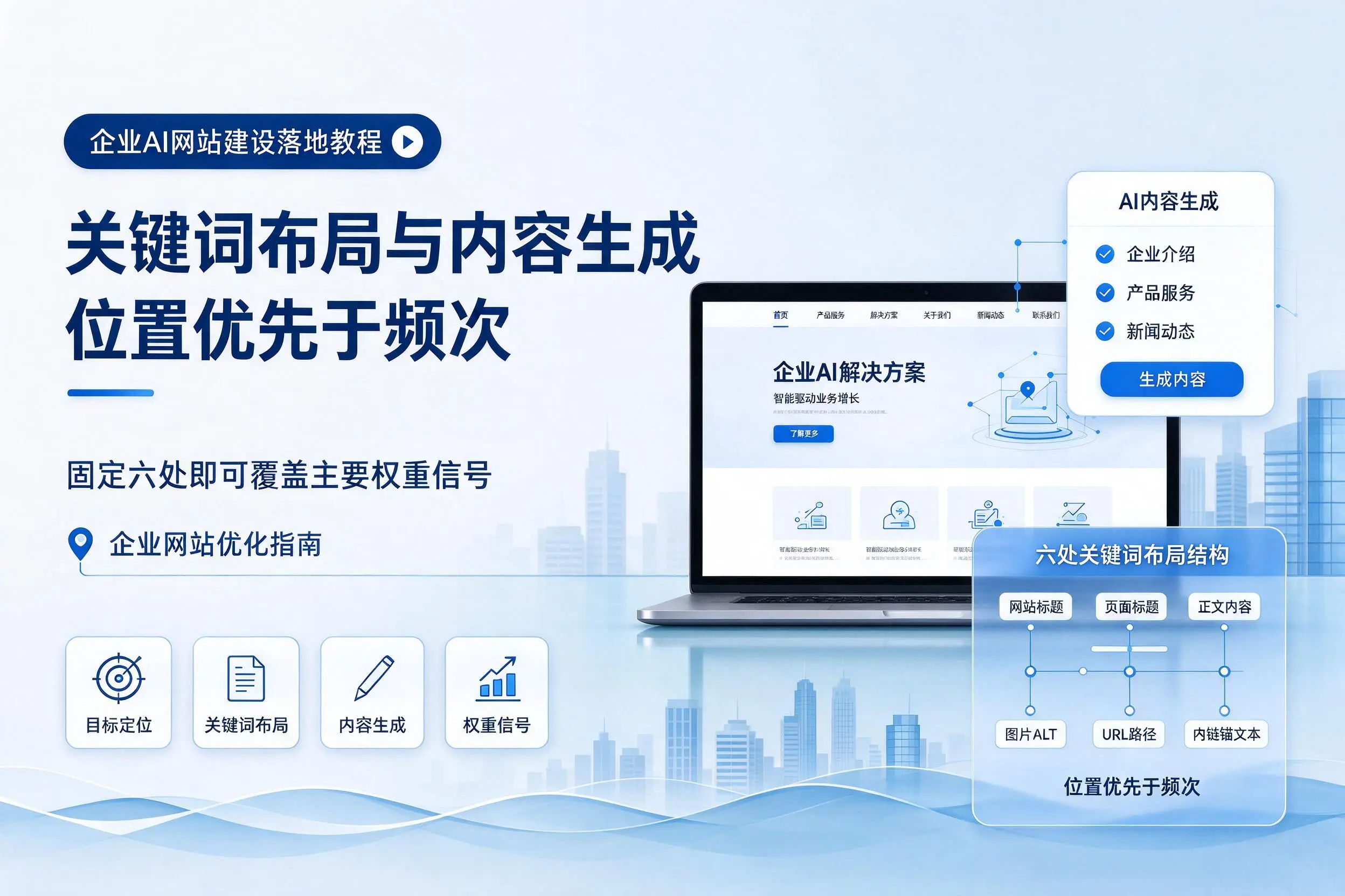 肇庆企业AI网站建设落地教程:关键词布局与内容生成